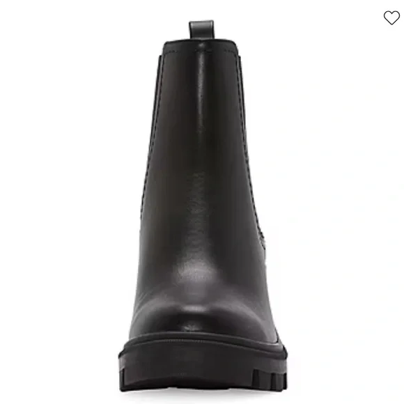 Black Women Block Heel Boots - Picture 6 of 16